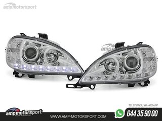 FAROS DELANTEROS LUZ DIURNA LED PARA MERCEDES CLASE ML W163