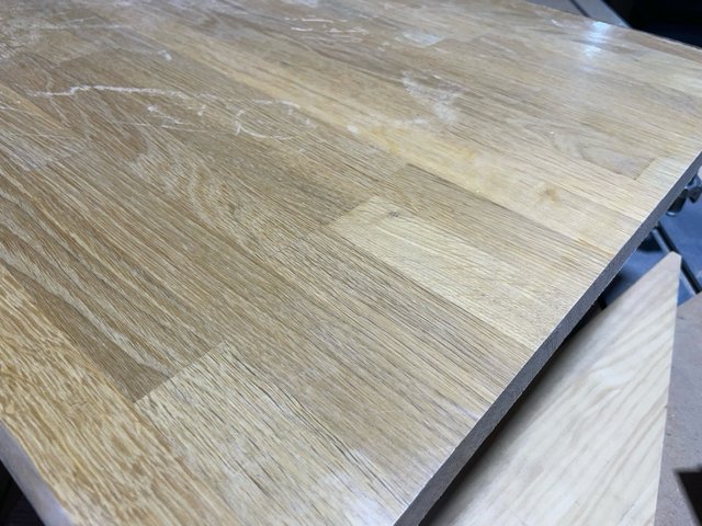 Tablero de roble macizo