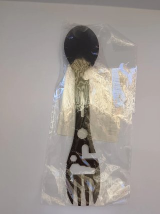 Cuchara Tenedor Multifuncional 10 en 1 Negra