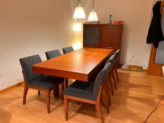 Mesa Comedor Extensible + 6 Sillas