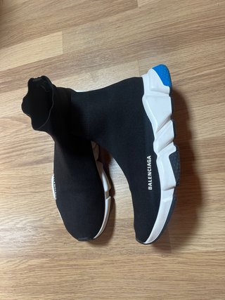 Balenciaga Speed sneakers negras y azules
