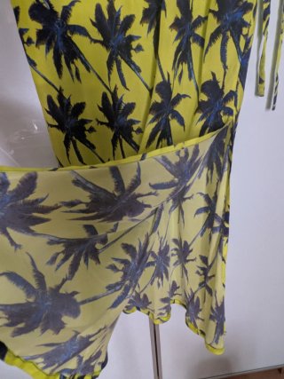 Conjunto Bimba y Lola XS Falda y Blusa Palmeras