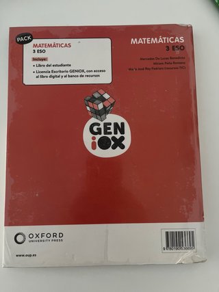Matemáticas 3 ESO : Geniox