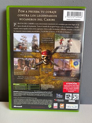 Piratas del Caribe Xbox Juego Completo PAL 🇪🇸