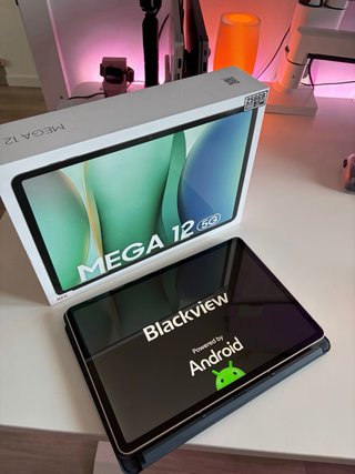 Tablet Blackview Mega 12 5G 256GB Negra