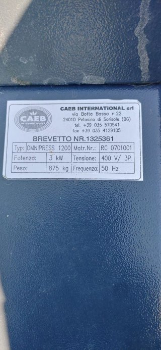 Prensas para carton Enpaquetadora