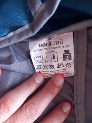 Mochila Trekking Rocktrail Azul/Teal