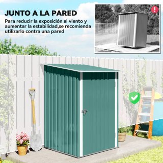 Caseta Jardín Metálica Outsunny 0,92 m²