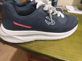 Zapatillas Hombre Talla 42 Negras y Blancas