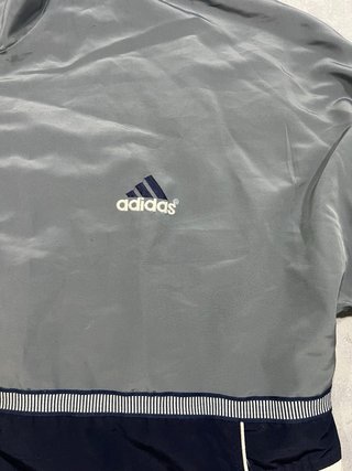 Chaqueta Adidas Azul y Gris