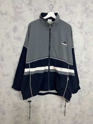 Chaqueta Adidas Azul y Gris