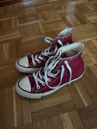 Converse granates caña alta