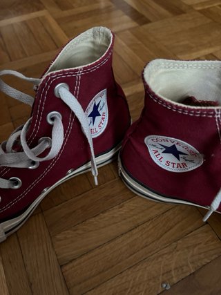 Converse granates caña alta