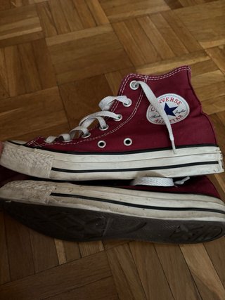 Converse granates caña alta