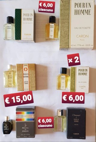 Miniature profumi Adam - 3 pezzi
