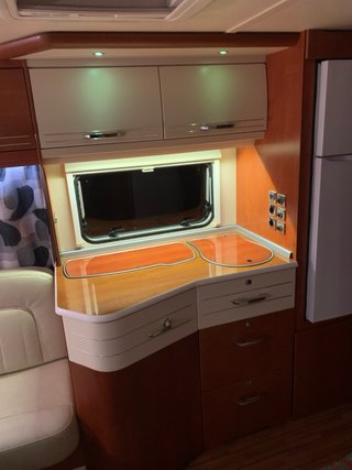 Caravana Tabbert Puccini 6,95m, matrícula francesa
