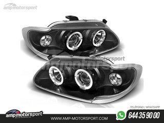 FAROS DELANTEROS OJOS DE ANGEL PARA RENAULT MEGANE