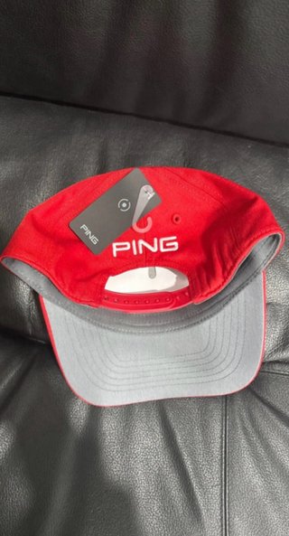 Gorra Ping Golf Roja Nueva