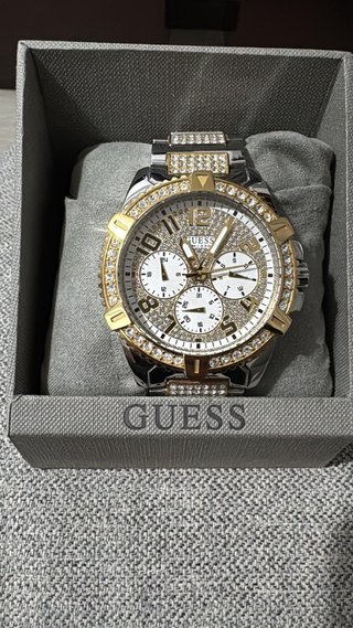 Reloj Guess Hombre Dorado y Plateado