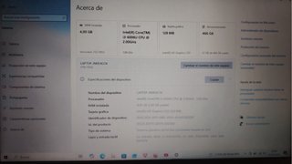 Portátil Lenovo Negro