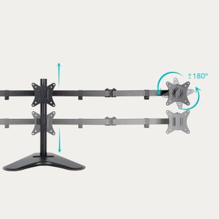 Soporte de Mesa Tooq para 3 Pantallas