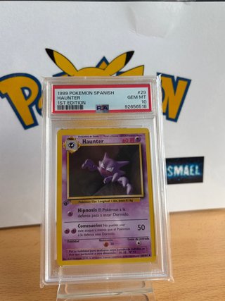 Carta Pokémon Haunter 1999 1st Edition PSA 10.