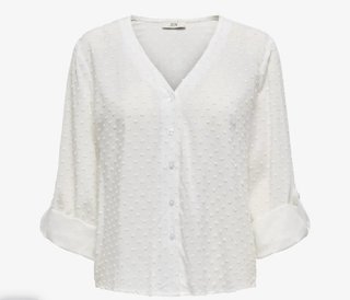 Blusa JDY plumeti blanca Talla M