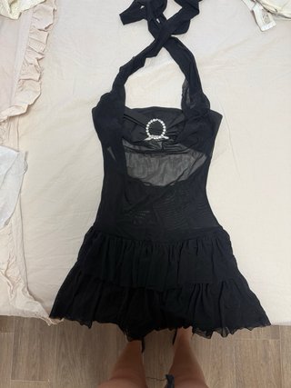 Vestido negro fiesta/festival