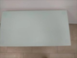 Mesa Ikea Cristal y Metal
