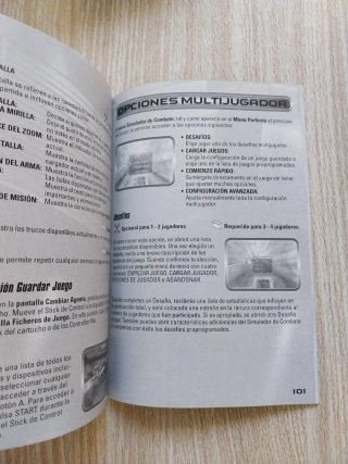 MANUAL PERFECT DARK ESPAÑOL NINTENDO 64