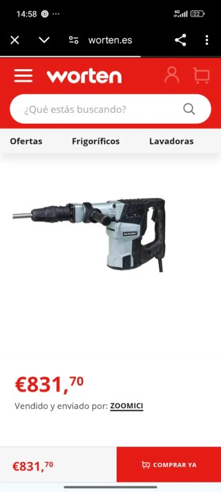 Martillo demoledor Hikoki