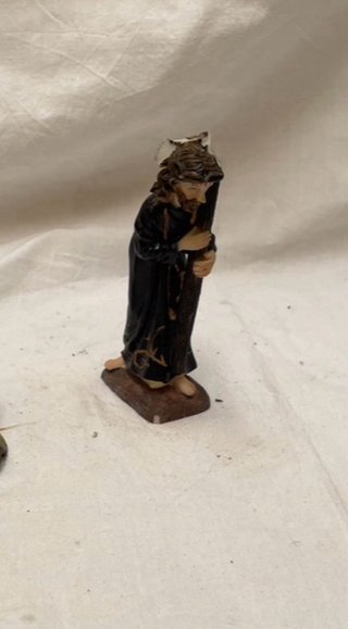 Figuras Niño Jesús y Cristo pequeñas 10cm