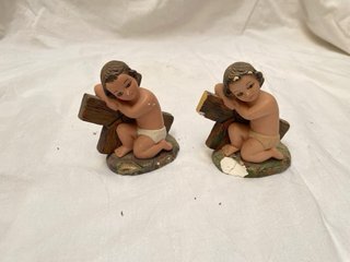 Figuras Niño Jesús y Cristo pequeñas 10cm