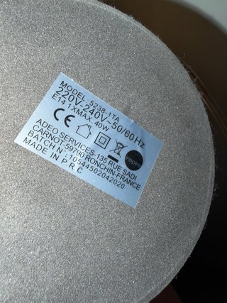 Lámpara de mesa árbol plata