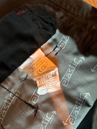 Bermuda Workteam Negra Talla M
