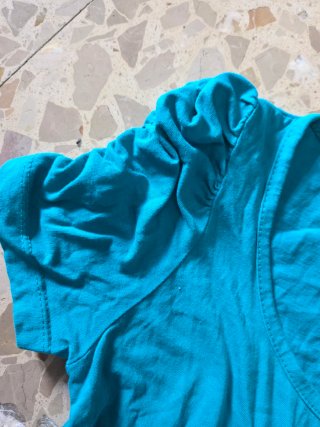 Camiseta Stradivarius azul talla S