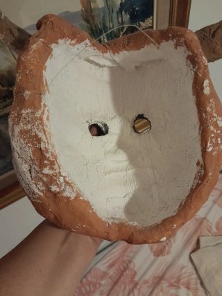 Cabeza de Búho Decorativa Hecho de escayola