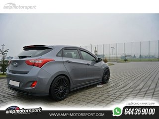 AÑADIDO DE DIFUSOR HYUNDAI I30 2011-2017 NEGRO MATE