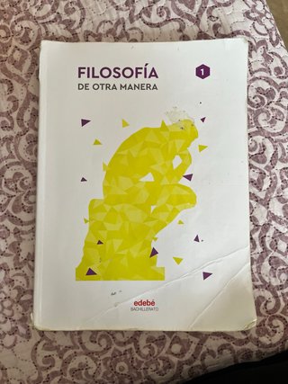 Filosofía 1, primer curso de bachillerato