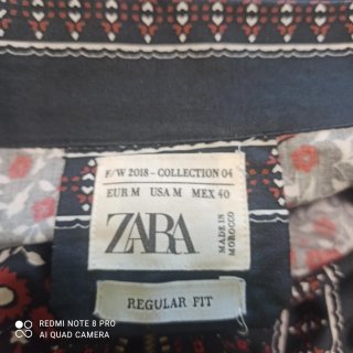 Cazadora Zara Estampada Cremallera M