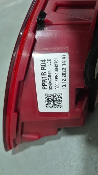 PILOTO TRASERO DERECHO HYUNDAI I30 2024 PORTON