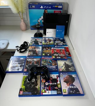 Ps4 | 13 Juegos | Mando Inalámbrico | Soporte