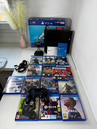 Ps4 | 13 Juegos | Mando Inalámbrico | Soporte