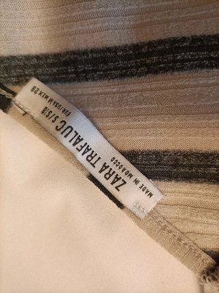 Top de tirantes con encaje y rayas