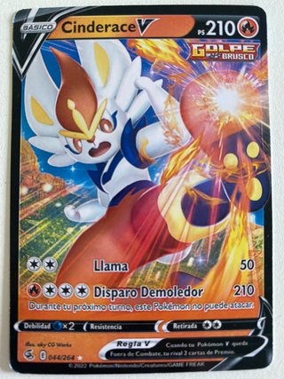 Carta Pokémon Cinderace V 210 PS