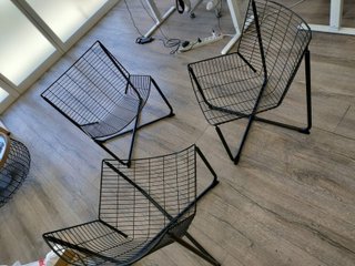 Sillónes SKÅLBODA IKEA Negro Metal