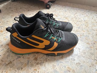 Zapatilla Pádel Vertex Negra Naranja