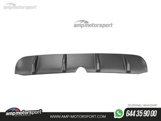 DIFUSOR TRASERO HONDA ACCORD MK8 2008-2011 NEGRO BRILLO