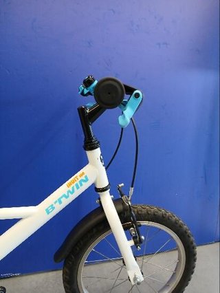 Bicicleta niños 16 pulgadas  Btwin 100 Inut blanca 4,5 -6