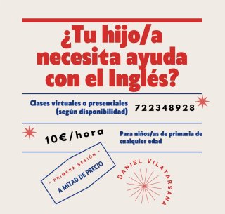 Clases de inglés primaria (presencial y online)